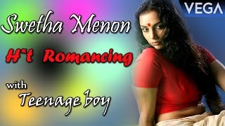 Swetha Menon Romancing with Teenage Boy  Rathinirvedam Romantic Scenes [upl. by Anaerb933]