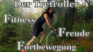 Spass am Muskelaufbau mit dem Tretroller  Fortbewegung und Beintraining effektiv kombinieren [upl. by Merceer]