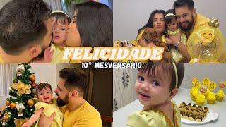 VLOG10° MESVERSÁRIO  PALAVRA DE AFIRMAÇÃO FELICIDADE 😃 [upl. by Fenelia]