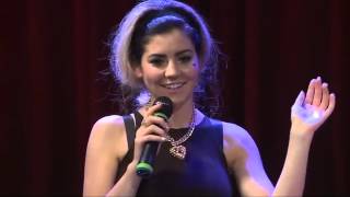 HD Marina and the Diamonds  Interview YouTube Presents 15072012 [upl. by Ahsaet986]