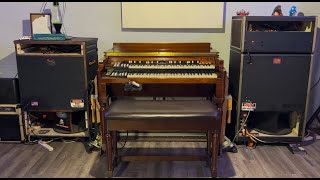 Firing Up Dads Hammond B3 Organ and Custom Dual Leslies [upl. by Mohammad]