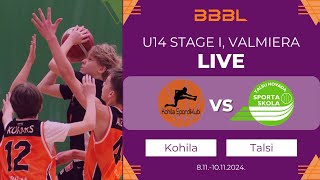 Kohila SK 2011 vs Talsi 2011  BBBL Boys U14 [upl. by Lyndsey]