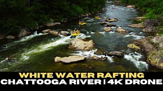 White Water Rafting in South Carolina  4k Drone [upl. by Kisor558]