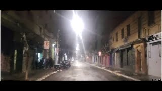 Rua dos Andradas a CRACOLÂNDIA madrugada com chuva [upl. by Epolulot]