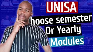 How to choose Modules at UNISA [upl. by Ecirtemed]