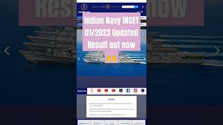 Indian Navy INCET 012023 Updated Result out now🙌 [upl. by Cirtemed]