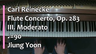 Piano Part Reinecke Flute Concerto Op 283 III Moderato ♩90 [upl. by Eelarol786]