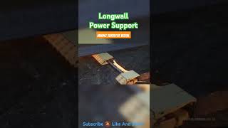 Longwall power support underground coal Mining mining drilling undergroundmining miningdiploma [upl. by Fara]