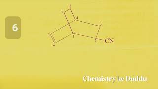 IUPAC NOMENCLATURE Part11 Bicyclo Spiro compounds exercise  questions with answers [upl. by Atekin]