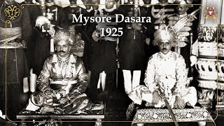 Royal Mysore Dasara 1925 CE [upl. by Elleahcim]