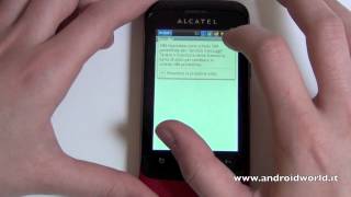 Alcatel OT Duet 918D recensione in italiano by AndroidWorldit [upl. by Inalem]