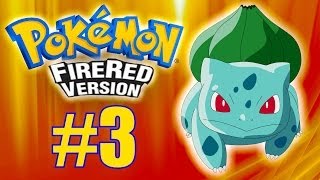 Pokemon Fire Red Walkthrough  Part 3  Pewter City and Beyond [upl. by Crotty]