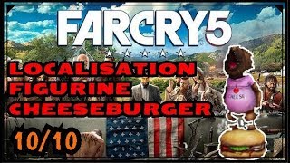 Far Cry 5 EMPLACEMENT FIGURINE CHEESEBURGER 1010 [upl. by Anegal]