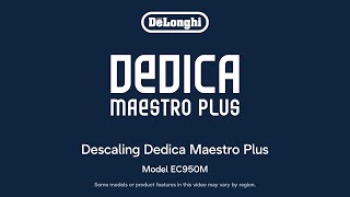 How to Descale your Dedica Maestro Plus Espresso Machine [upl. by Enelyahs330]