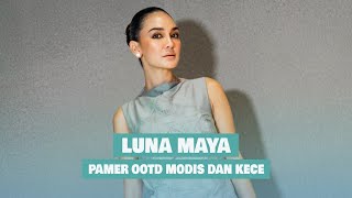 Intip Gaya Luna Maya Hadiri Milan Fashion Week Pakai Dress dan Boots [upl. by Aitnuahs]