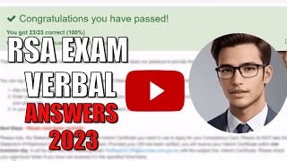 RSA Final Assessment Exam Video Answers 2023 Responsible Service of Alcohol New amp Updated Sample [upl. by Trabue]