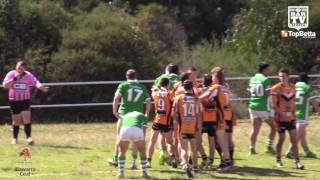 2016 ICRL Round 15 Under 18s Highlights  Helensburgh Tigers Vs Gymea Gorillas [upl. by Nnyledam]