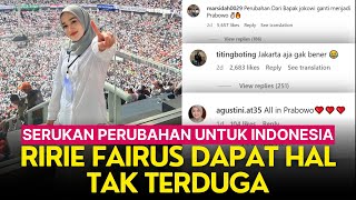 Serukan Perubahan Untuk Indonesia Ririe Fairus Dapat Hal Tak Terduga [upl. by Yretsym]