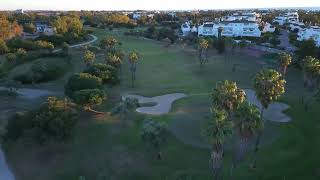 SOBREVOLANDO EL HOYO 3  COSTA BALLENA GOLF [upl. by Amleht]