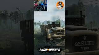 Giant Truck Offroad snowrunner snowrunnerindonesia shorts logitechg29 gameplay offroad gaming [upl. by Enitsirt]