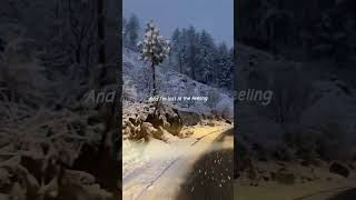 Snowfall in India Harshil Uttarkashi Uttarakhand ❄️ snowfall snow shorts viral trending [upl. by Kelly]