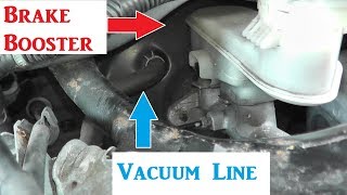 How To Test amp Replace the Brake Booster and Brake Booster Vacuum Hose [upl. by Bergmans]