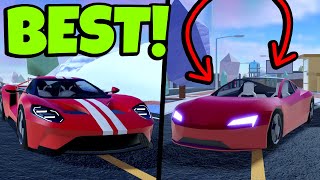 Top 5 BEST Vehicles in Roblox Jailbreak 2024 [upl. by Anatollo]