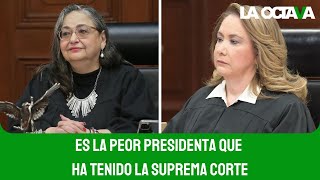 YASMÍN ESQUIVEL DESTROZA a NORMA PIÑA [upl. by Einial845]