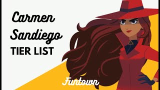 Carmen Sandiego characters  tier list [upl. by Icrad]