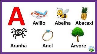 Alfabeto Completo – ABC infantil  Aprenda as letras do alfabeto de A a Z [upl. by Adnama]