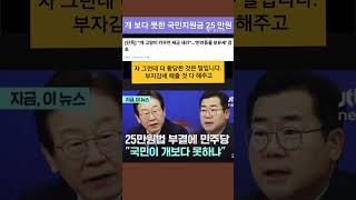 개 지원금은 60만원 YES 국민 지원금 25만원 NO [upl. by Siramay]