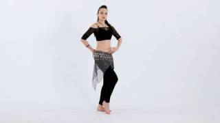 How to Do a Hip Drop amp Kick  Belly Dancing [upl. by Thekla]