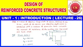 ANALYSIS OF TBEAMS  CASE 3  PROBLEMS amp FORMULAS  RCC TELUGU LECTURES FOR JNTU  CIVIL KNOWLEDGE [upl. by Auot]