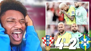 Croatia vs Brazil Penalty Shootout LIVE Reaction [upl. by Naomi]