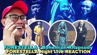 포레스텔라 Forestella  Bohemian Rhapsody  FORESTELLA Night Live REACTION [upl. by Yaned742]