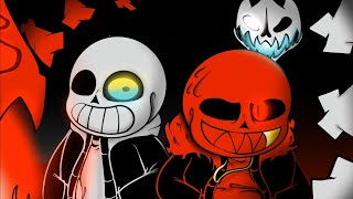 Classic sans vs Fell sans Animation [upl. by Imik]