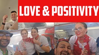 JET2 Flight to TFS  Spreading LOVE amp Positivity on the PLANE jet2holidays [upl. by Pliam]