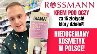 Skuteczny i tani KREM POD OCZY W ROSSMANN [upl. by Engeddi]