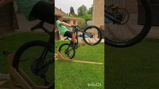 longest manual on manual trainer mtb vtt downhill diy [upl. by Nohcim]