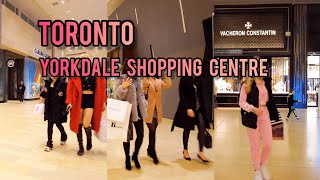 Toronto Yorkdale Shopping Centre Mall Toronto Canada 4k [upl. by Danby299]