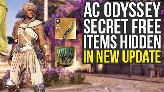 Secret Free Items In New Assassins Creed Odyssey Update AC Odyssey Update [upl. by Rebmac]