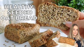 Healthy amp Easy Oat Bread Recipe highfiber amp glutenfree [upl. by Eah]