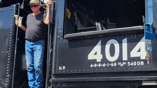 Big Boy Locomotive 4014 in Spring Texas [upl. by Ynahteb]