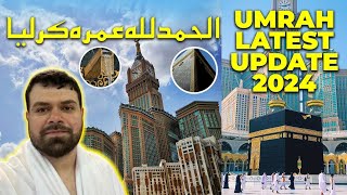 Alhamdulillah Umrah Completed  Latest Umrah Updates 2024  Ihram Prices in Makkah [upl. by Akirat]