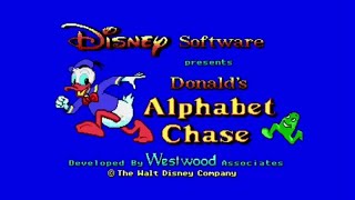 Title Commodore 64 Version  Donalds Alphabet Chase [upl. by Alig]