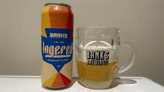 LAGERED  Bohemian Pilsner  Banks Brewing Seaford Victoria Australia  Craft Beer Live Review [upl. by Ahsiya512]