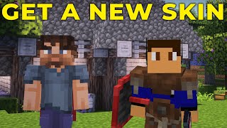 How To Change Your Skin in Minecraft Java Edition [upl. by Atteuqcaj]