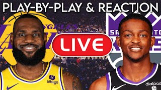 Los Angeles Lakers vs Sacramento Kings LIVE PlayByPlay amp Reaction [upl. by Wardle]