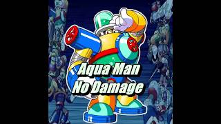 NO DAMAGE BUSTER ONLY AQUA MAN megaman8 megamanlegacycollection shorts [upl. by Alesiram]