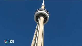 Thousands join the CN Tower stair climb for a good cause  OMNI News Punjabi [upl. by Olbap]